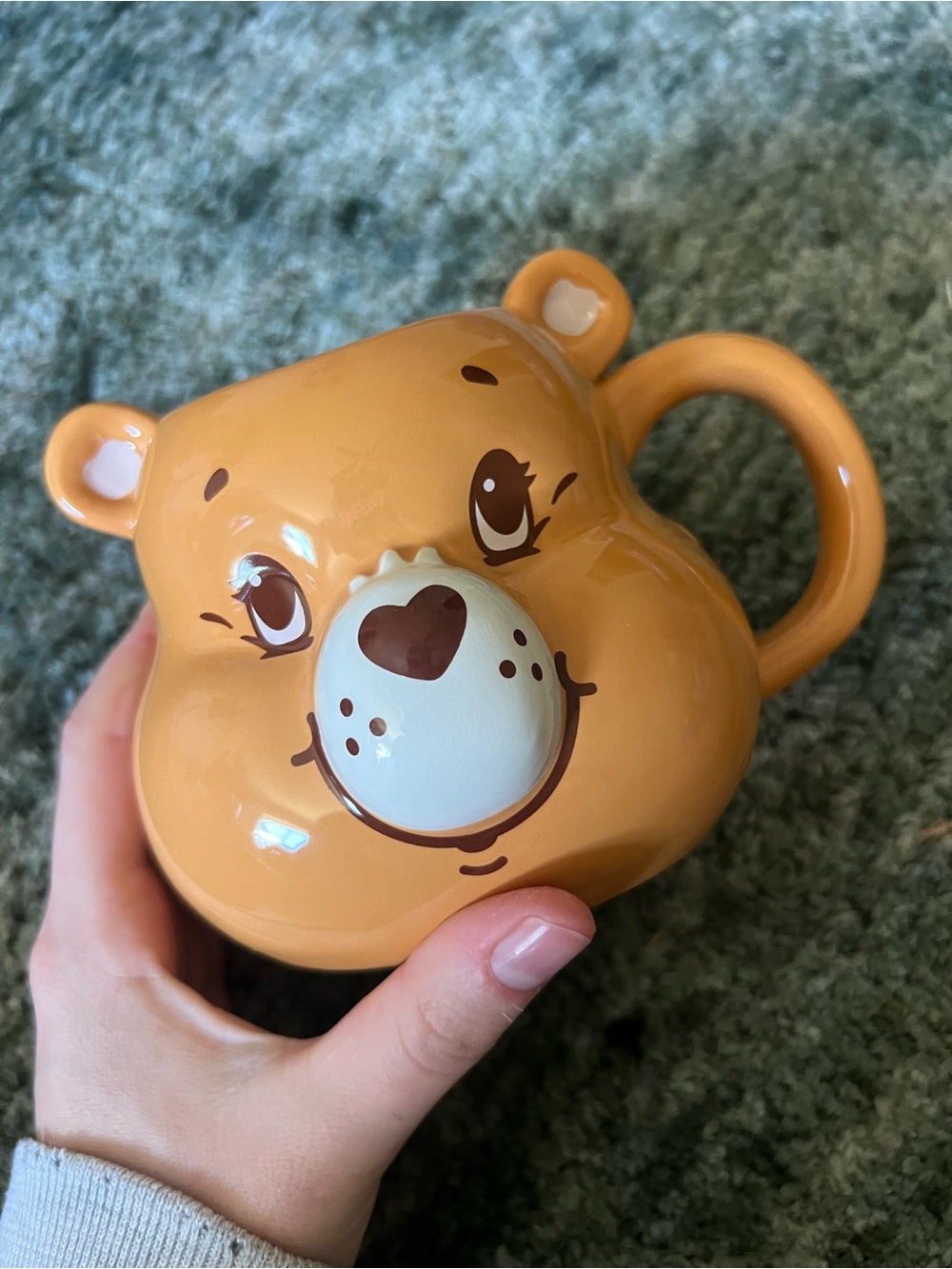 Care Bears Orange Bear Face Ceramic Mug
